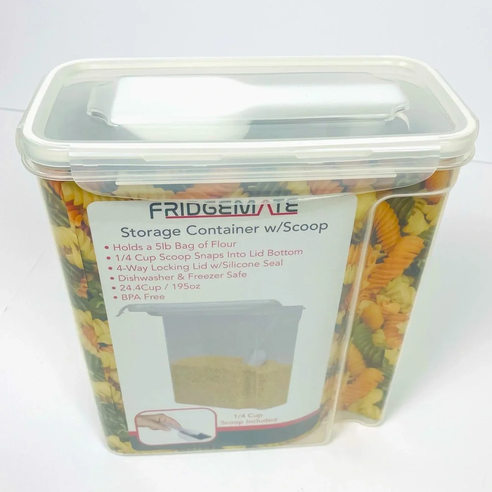 Fridgemate Storage Container With Scoop 195 oz